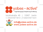 Logo von yobee-active – Yoga, Bewegung, Entspannung und Ernährung in Berlin